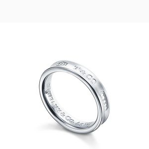Tiffany & Co 1837 slim ring